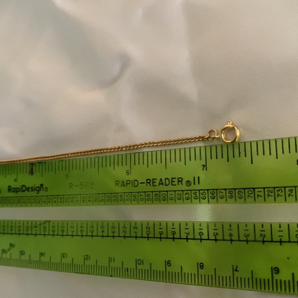 New! 14K Gold plated bracelet 7.25 inches - Picture 3 of 8